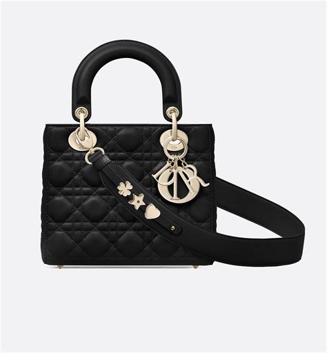 lady dior black lambskin price|lady dior handbags.